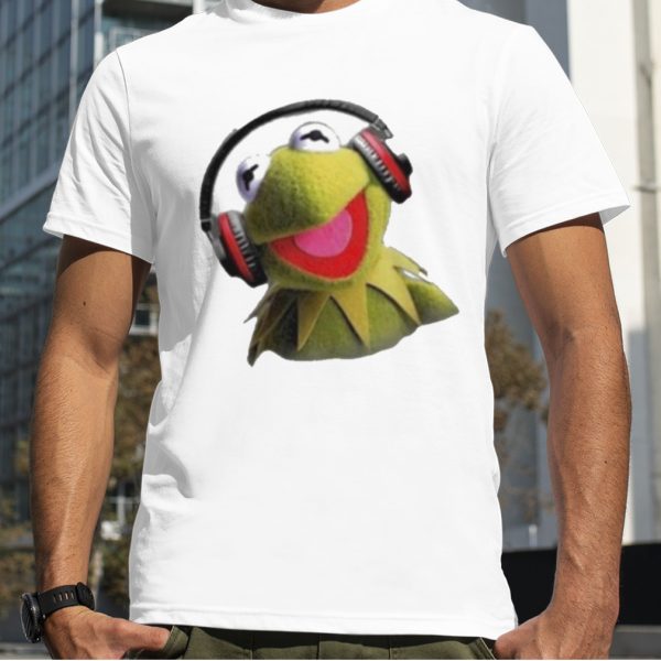 Disney Muppet Babies Kermit Headphones Shirt