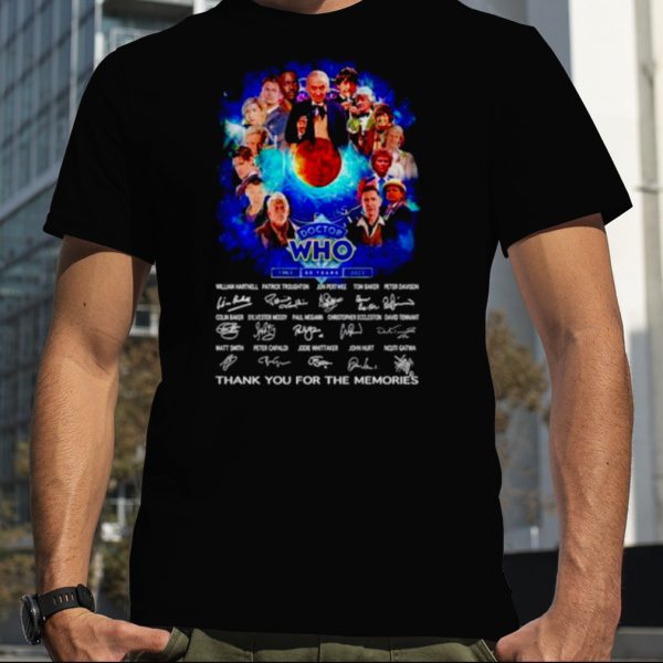 Doctor WHO 60 Years 1963 – 2023 thank you for the memories shirt