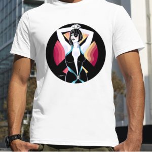 Domino Nagel Marvel shirt