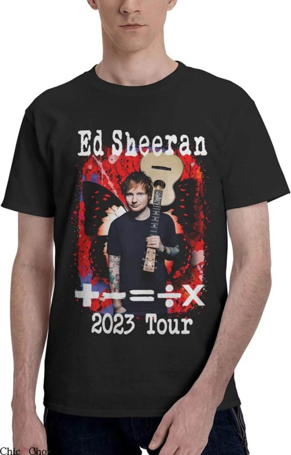 Ed Sheeran T-Shirt 2023 Concert Tour T-Shirt Music