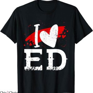 Ed Sheeran T-Shirt I Love I Heart ED T-Shirt Music