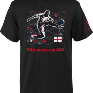 England 1966 T-Shirt FIFA World Cup Midfield Strike T-Shirt