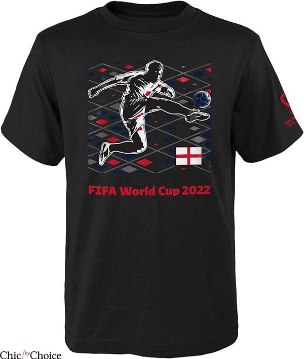 England 1966 T-Shirt FIFA World Cup Midfield Strike T-Shirt