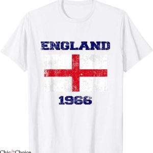 England 1966 T-Shirt Vintage Soccer Football Flag T-Shirt
