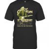 Eric Clapton 75Th Anniversary 1945 2020 Thank You For The Music Signature T-Shirt