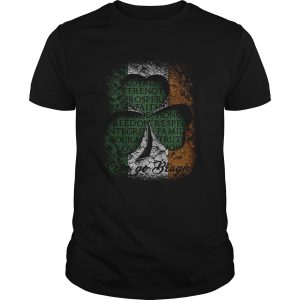 Erin Go Bragh St Patricks day Irish Loyalty Strength Prosperity shirt