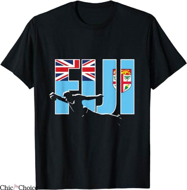 Fiji Rugby T-Shirt 2019 Fans Fijian Union Supporters Tee MLB