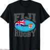 Fiji Rugby T-Shirt Fiji Flag Rugby Player Sports T-Shirt MLB