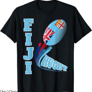 Fiji Rugby T-Shirt Fiji Rugby Fan Distressed Marbled Tee MLB