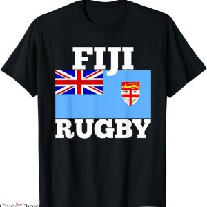 Fiji Rugby T-Shirt Flag Pride Rugby Fan T-Shirt MLB