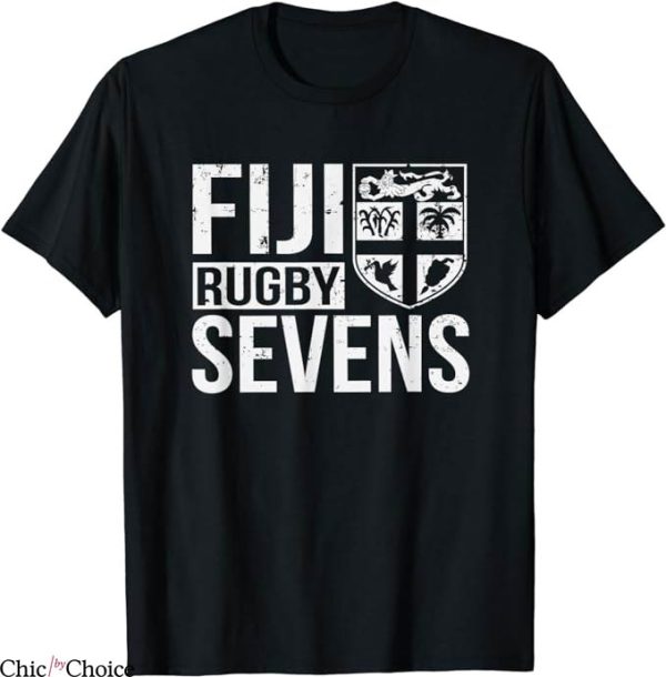 Fiji Rugby T-Shirt Sevens Proud Fans Of Fijian Team Tee MLB