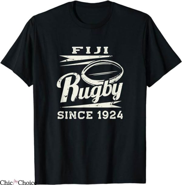 Fiji Rugby T-Shirt Vintage Fiji Rugby Since 1924 T-Shirt MLB