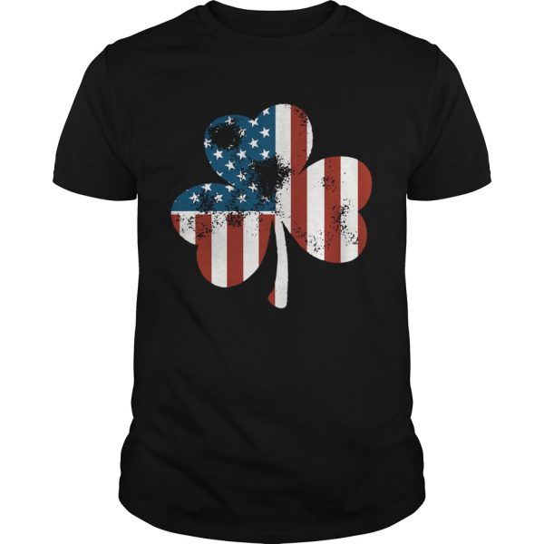 Flowers Irish American Flag shirt