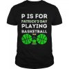 Funny Patricks day Basketball players cool patricks day boys T-Shirt