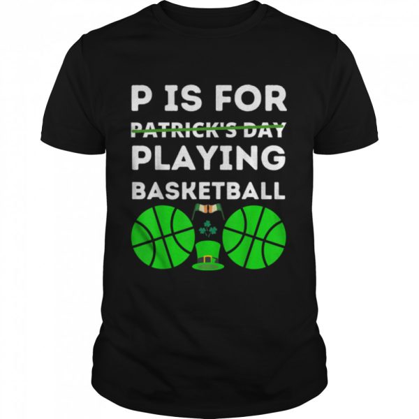 Funny Patricks day Basketball players cool patricks day boys T-Shirt