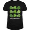 Funny Shamrock Teach Love Lucky 2nd grade teacher St Patrick T-Shirt