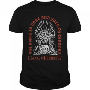 Game Of Thrones Full Of Terrors Tombstone Throne Quote T-Shirt