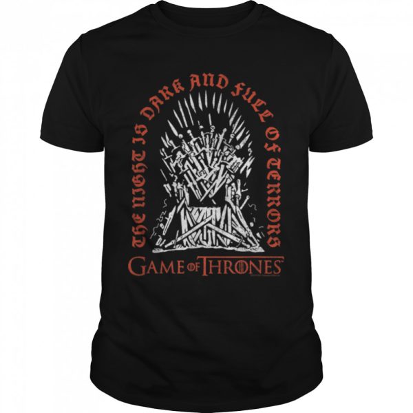 Game Of Thrones Full Of Terrors Tombstone Throne Quote T-Shirt