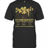 Genesis 53Rd Anniversary 1967 2020 Thank You For The Memories Signatures T-Shirt