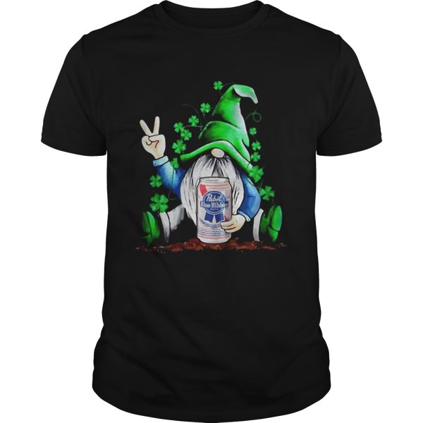 Gnome hug Pabst Blue Ribbon Irish St Patricks day shirt