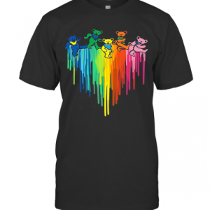 Grateful Dead Bear Paint T-Shirt