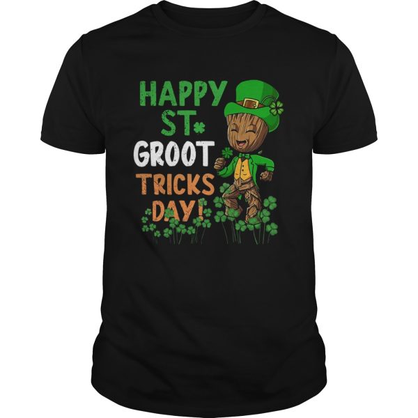 Happy St Patricks Day Groot Tricks Day shirt