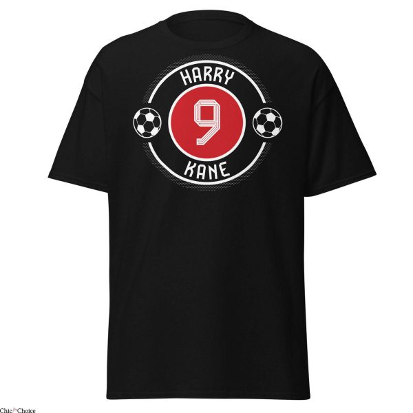 Harry Kane England T-Shirt Kane 9 Football Badge T-Shirt NFL
