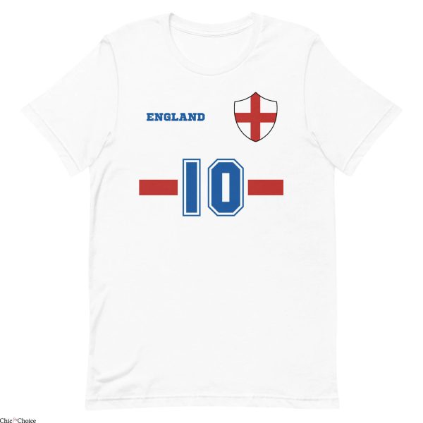 Harry Kane England T-Shirt Number Ten Player T-Shirt NFL