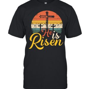 He is risen vintage sunset shirt
