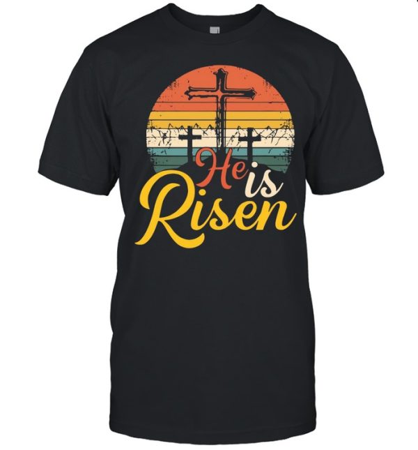 He is risen vintage sunset shirt