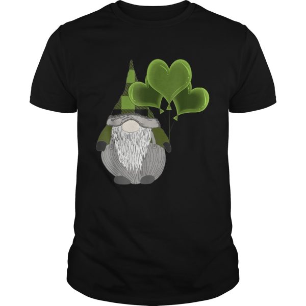 Irish Gnome St Patricks Day Heart Balloons shirt