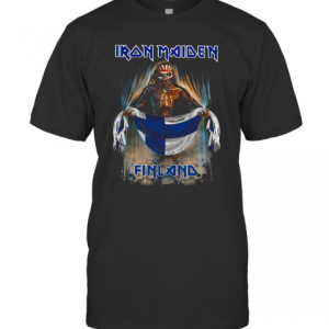 Iron Maiden Hold Finland Flag T-Shirt