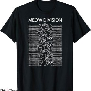 Joy Division T-Shirt Post Punk Meow Division T-Shirt Music