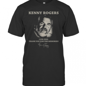 Kenny Rogers 1938 2020 Thank You For The Memories Signature T-Shirt