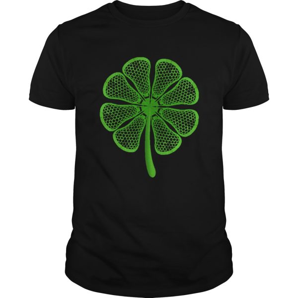 Lacrosse St Patricks Day Shamrock Lucky Lacrosse shirt