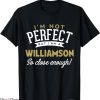 Leah Williamson T-Shirt I Am Not Pefect T-Shirt NFL