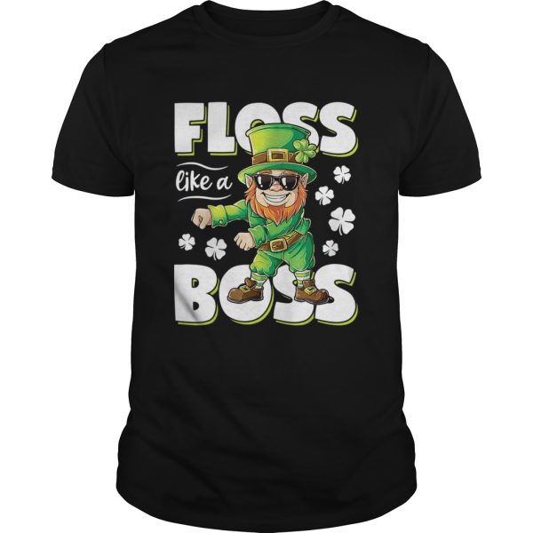 Leprechaun Floss Like A Boss St Patricks Day shirt