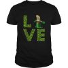 Love Bearded Dragon St Patricks Day Shamrock Irish shirt