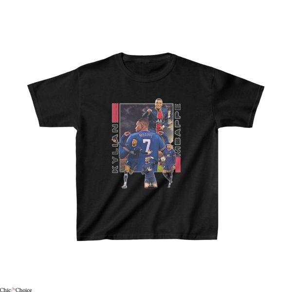 Mbappe Football T-Shirt Kylian Mbappe Bootleg Sports