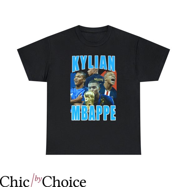 Mbappe Football T-Shirt Kylian Mbappe Inspired Rap Bootleg