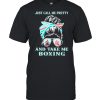 Messy Bun Mom Just Call Me Pretty And Take Me Boxing shirt