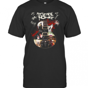 My Chemical Romance Band Guitar Signatures T-Shirt