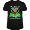 My Chocolate Labrador Dog Is My Lucky Charm Patrick’s Day Shirt