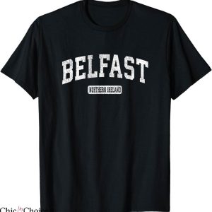 Northern Ireland Retro T-Shirt Belfast Vintage Sports Design