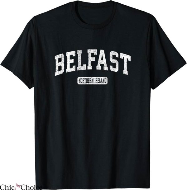 Northern Ireland Retro T-Shirt Belfast Vintage Sports Design