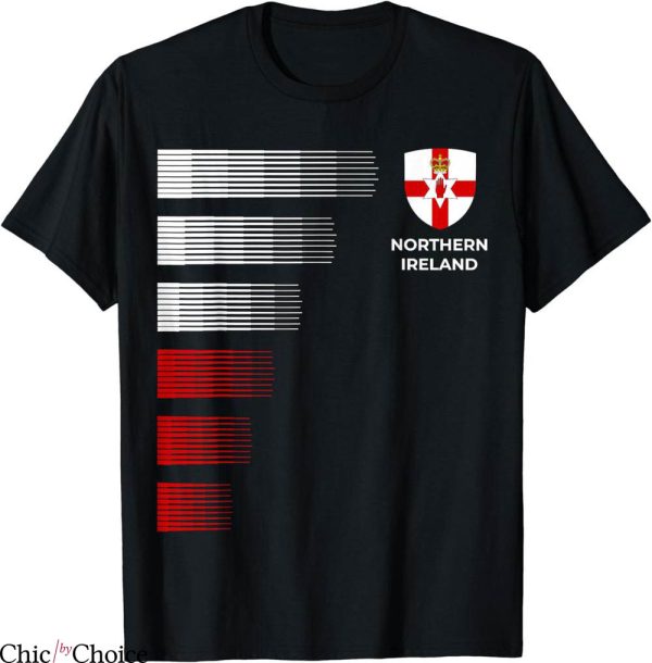 Northern Ireland Retro T-Shirt Flag Emblem Patriotic