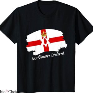 Northern Ireland Retro T-Shirt Northern Irish Flag Proud