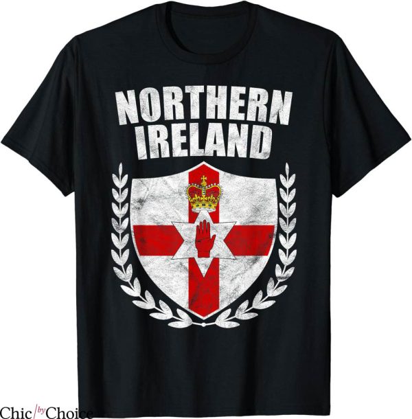 Northern Ireland Retro T-Shirt Proud Heritage Northern Irish