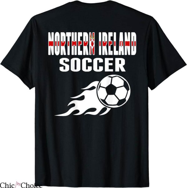Northern Ireland Retro T-Shirt Soccer Lover Football