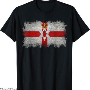 Northern Ireland Retro T-Shirt Vintage Ulster Banner Flag